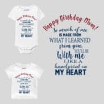 Happy Birthday Mom So Much Of Me Baby Wear