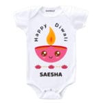 Happy Diwali Diya Baby Wear