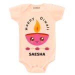 Happy Diwali Diya Baby Wear