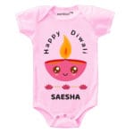 Happy Diwali Diya Baby Wear