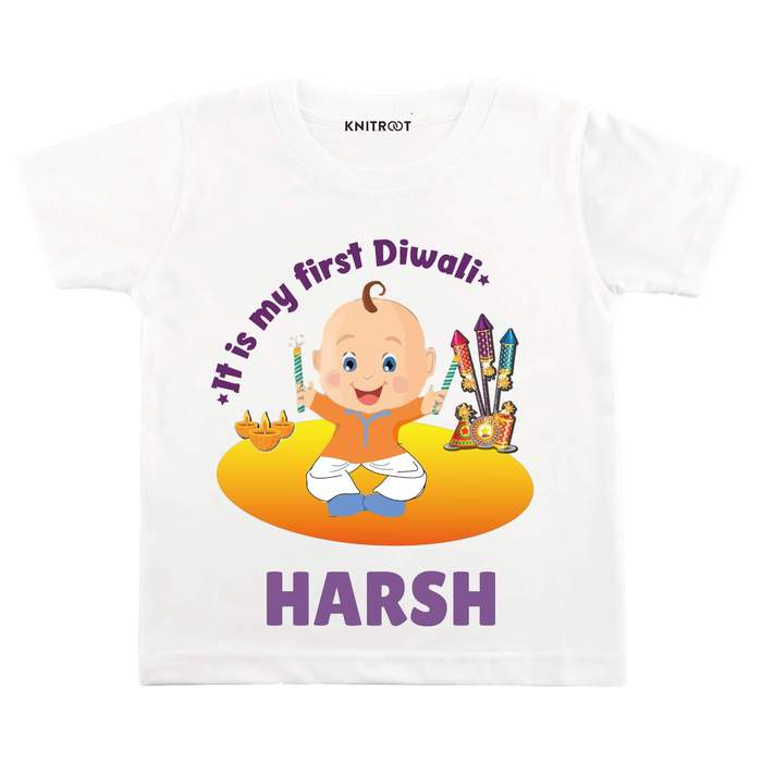 It Is My First Diwali Theme T-shirt