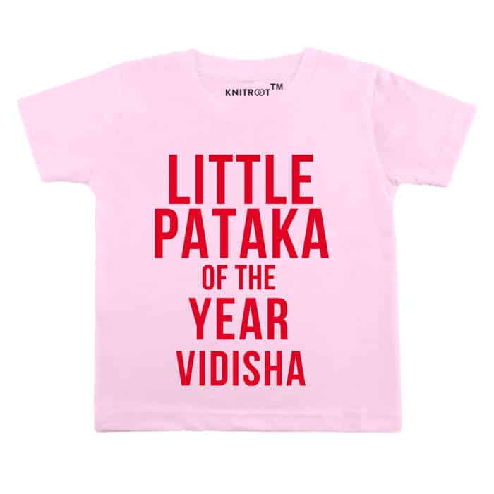 Little Pataka Of the Year T-shirt (Pink)