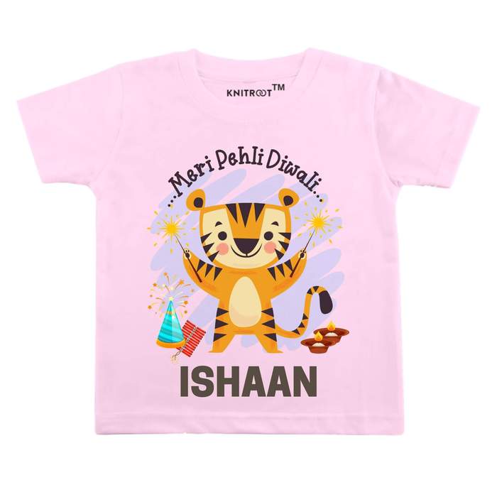 Meri Pehli Diwali T-shirt (pink)