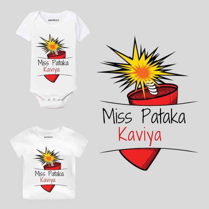 Miss Pataka Baby Wear diwali clothes for baby girl