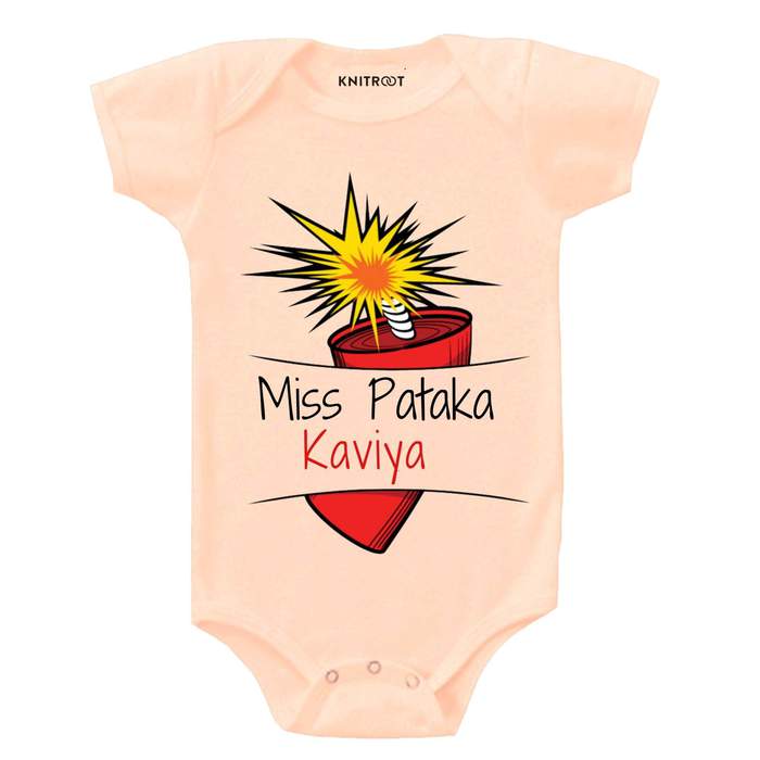 Miss Pataka Onesie (Peach)