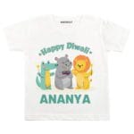 My First Diwali Animals Theme Baby Wear