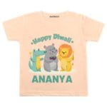 My First Diwali Animals Theme Baby Wear
