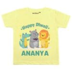 My First Diwali Animals Theme Baby Wear