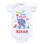 My First Diwali Elephant Baby Wear