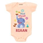 My First Diwali Elephant Baby Wear