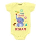 My First Diwali Elephant Baby Wear