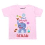 My First Diwali Elephant Baby Wear