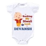 Rocking My Diwali Look Design Baby Wear