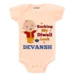 Rocking My Diwali Look Design Baby Wear