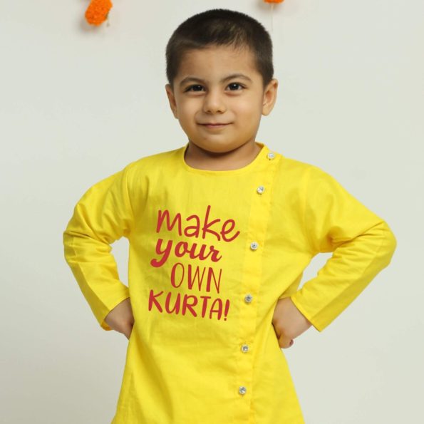 custom, kurta for kids