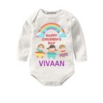 happy children day baby romper