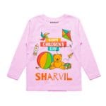 happy children day customized baby romper