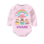 happy children day baby romper