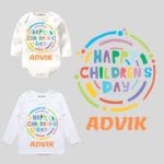 Happy Children's Day Baby Wear for Newborn Babies