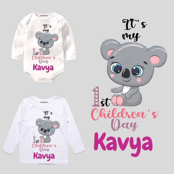 its my 1st children day newborn outfit