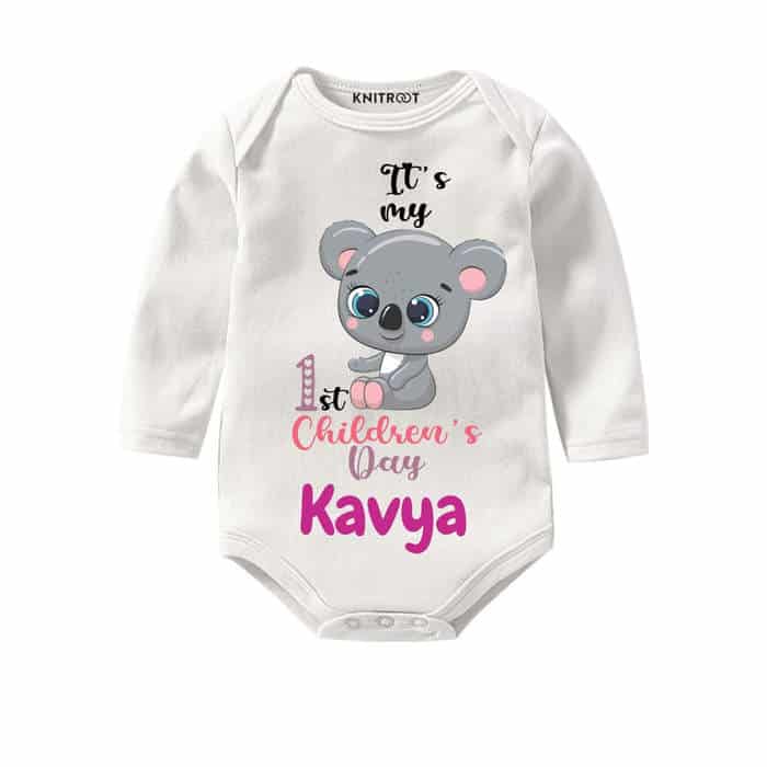its my 1st children day newborn outfit