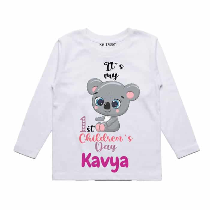 its my 1st children day newborn t shirt