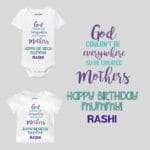 God Couldn't be Everywhere So He Created Mothers Baby Wear