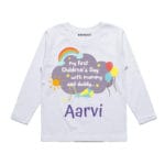 my first children day with mommy and daddy onesie