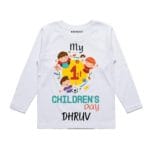 my first children day newborn pink outfit