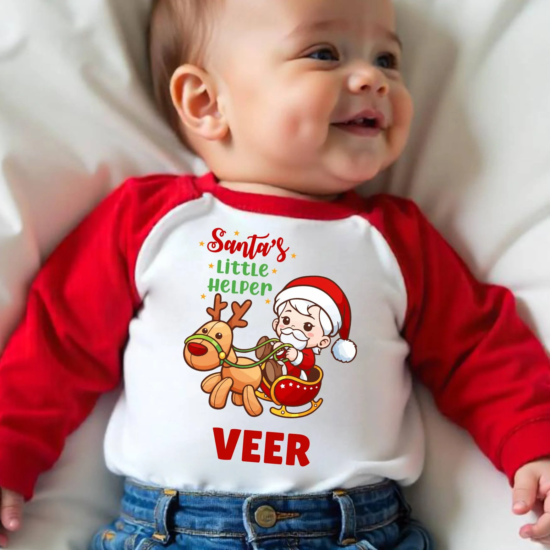 13 Santas Little Helper Kids OutfitÂ