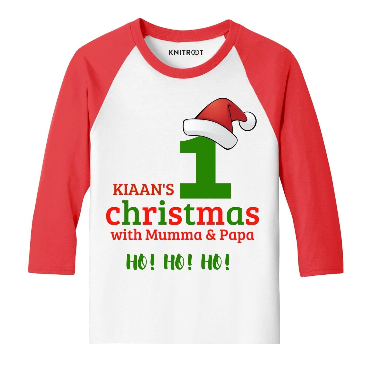 1st Christmas with Mumma & Papa tee