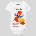 Lohri Dress For Newborn Baby