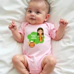 First Pongal Baby Girl Personalized Wear