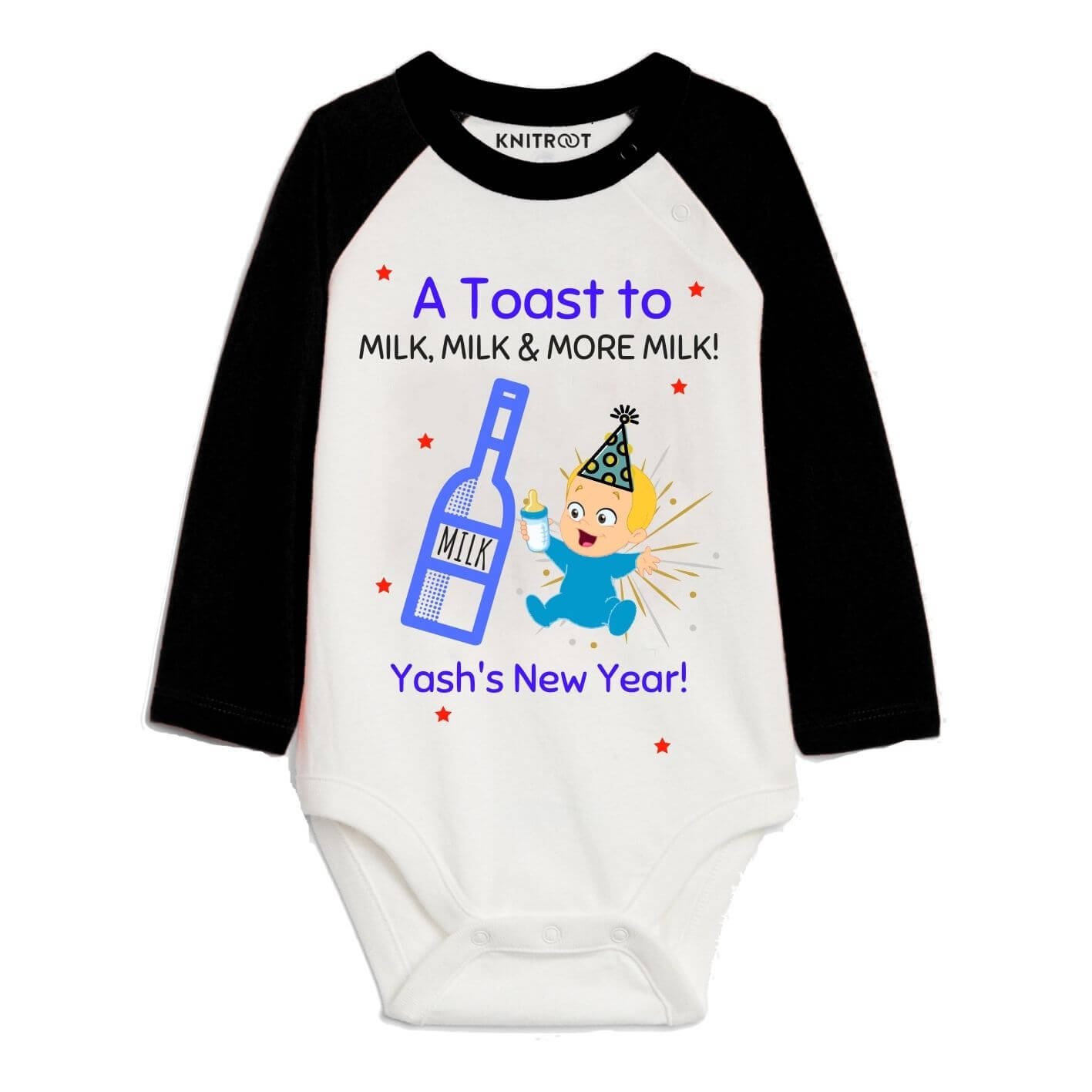 A Toast To Milk boy onesie