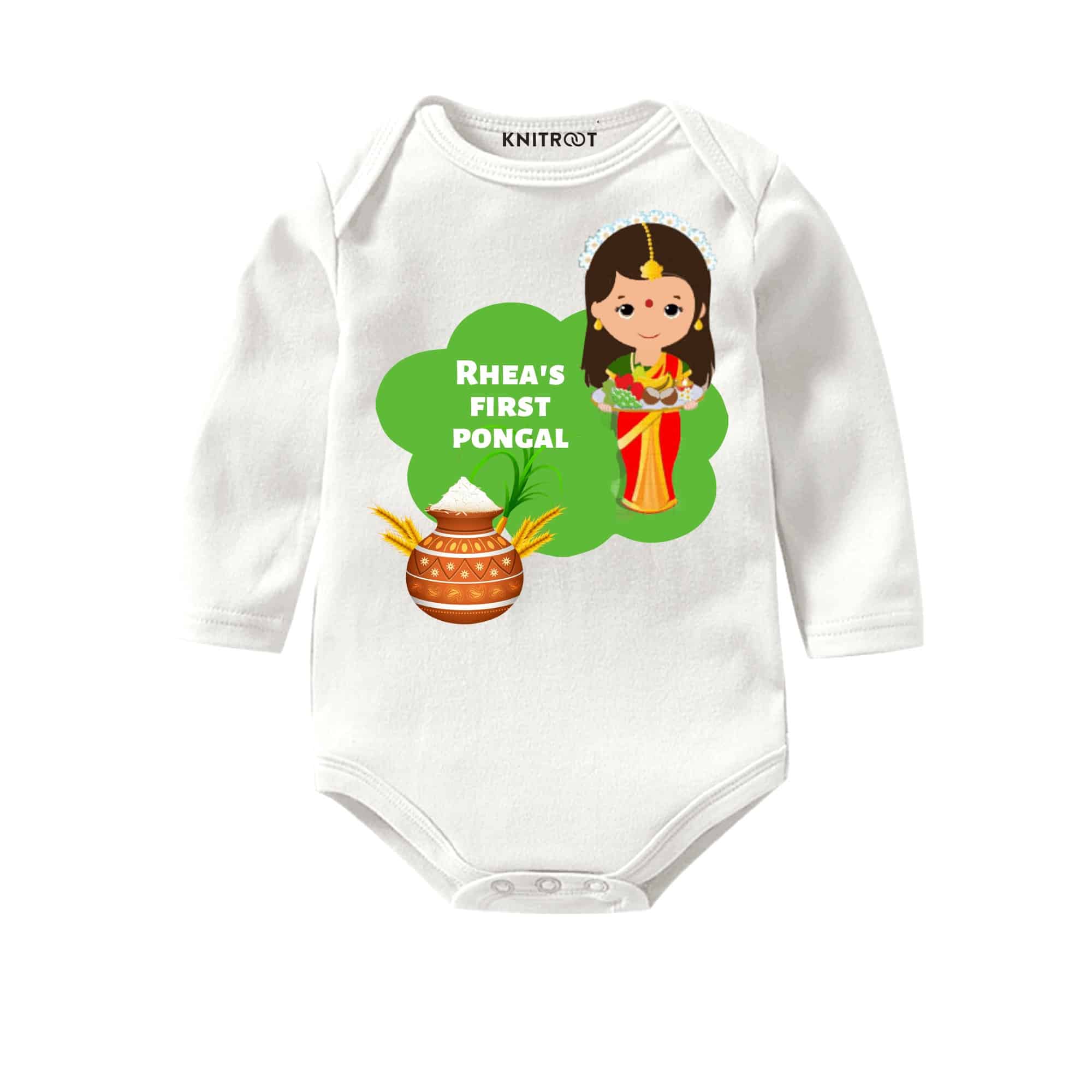 pongal dress for baby girl