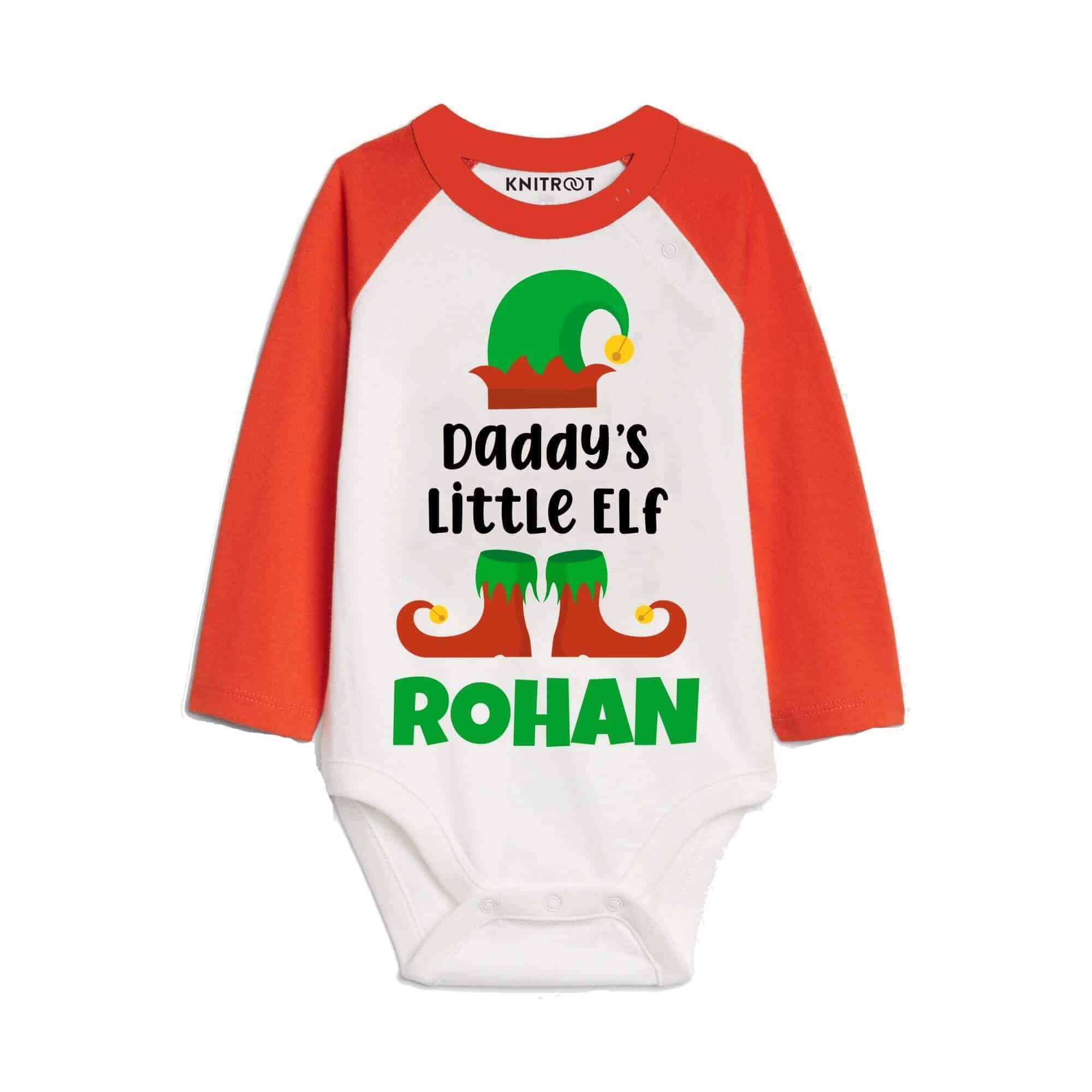 daddys little elf onesie