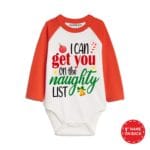 i can get you on the naughty list baby clothes for christmas