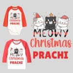 Meowy christmas outfit for Cat Lovers