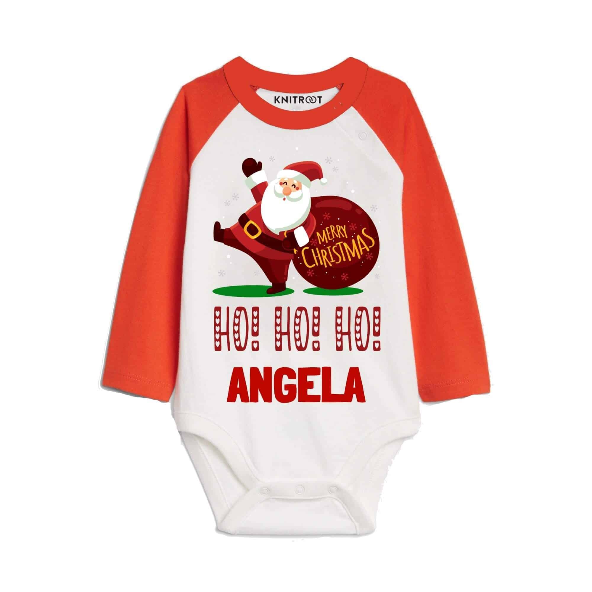 merry christmas ho ho ho onesie for newborns