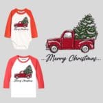 Merry Christmas Personalized Printed Outfit