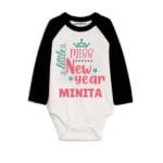 miss new year baby girl raglan outfit
