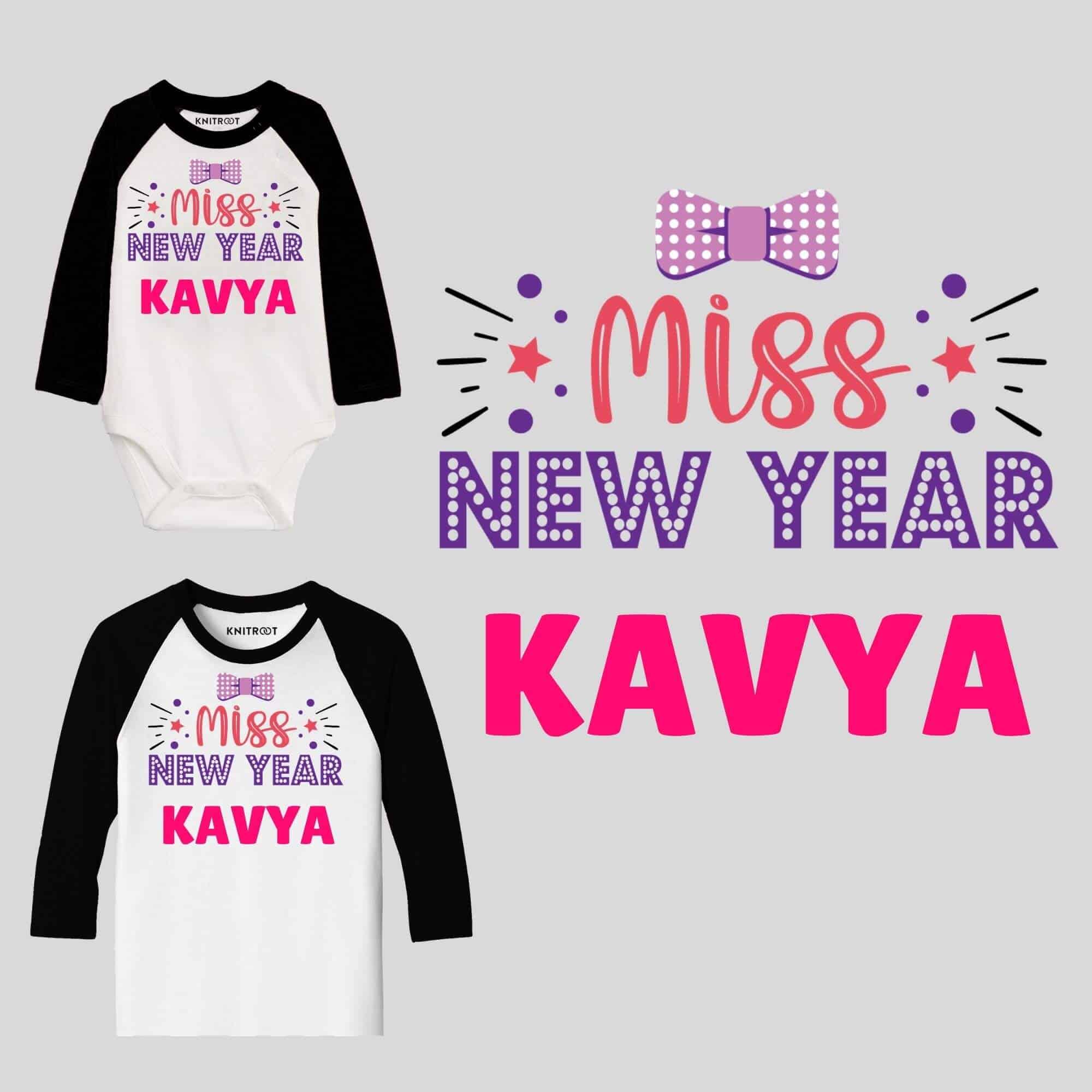 miss new year outfit for baby girl