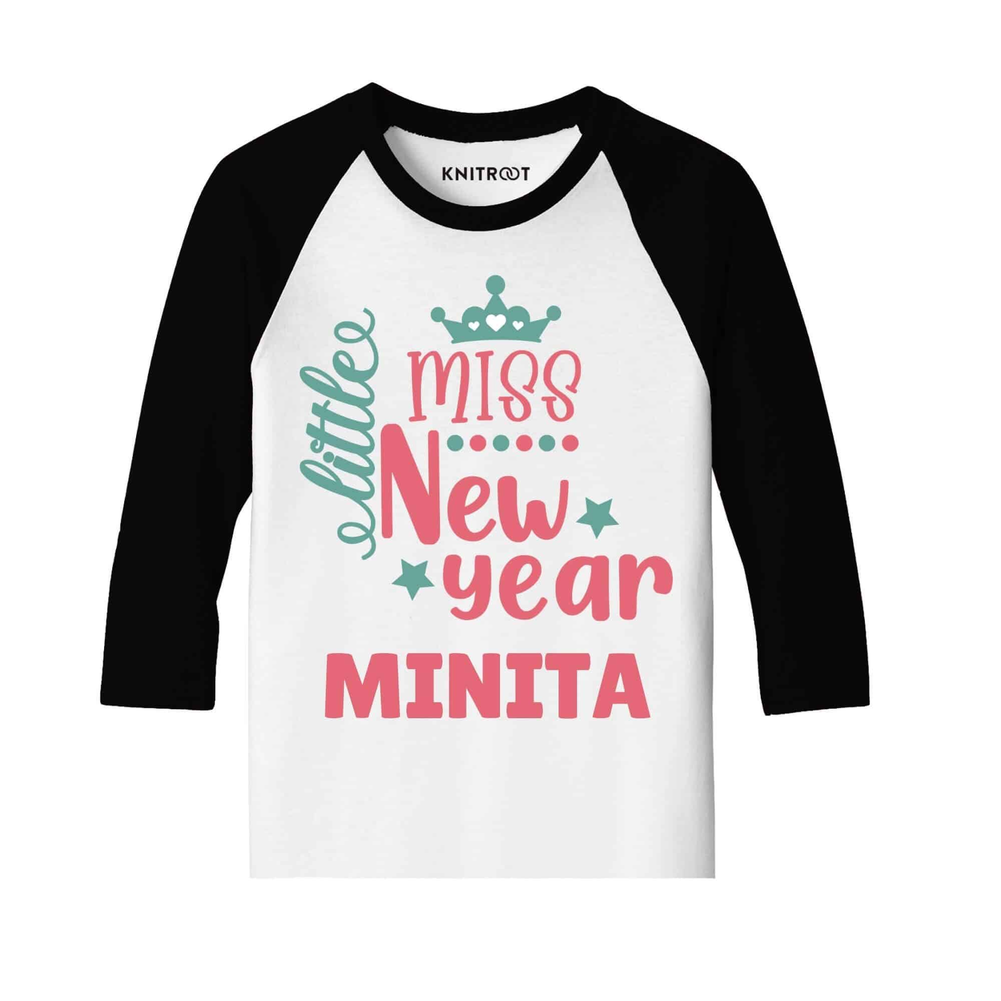 miss new year shirt for girl