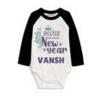 mister new year baby boy raglan outfit