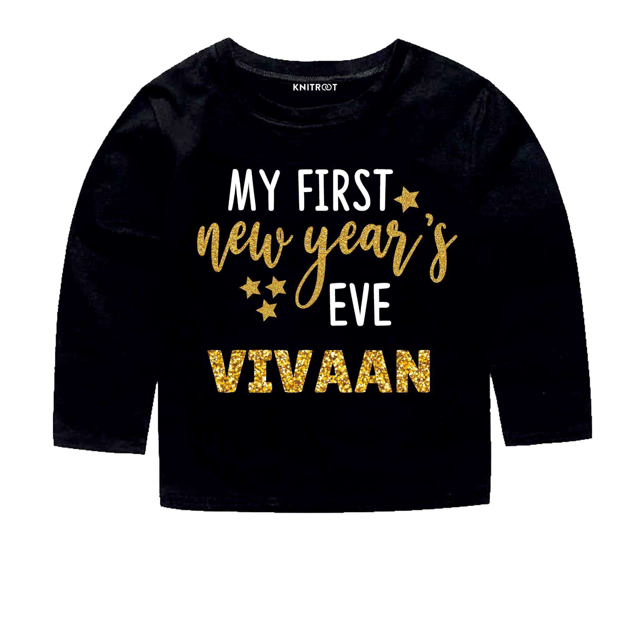 my first new year eve black tees