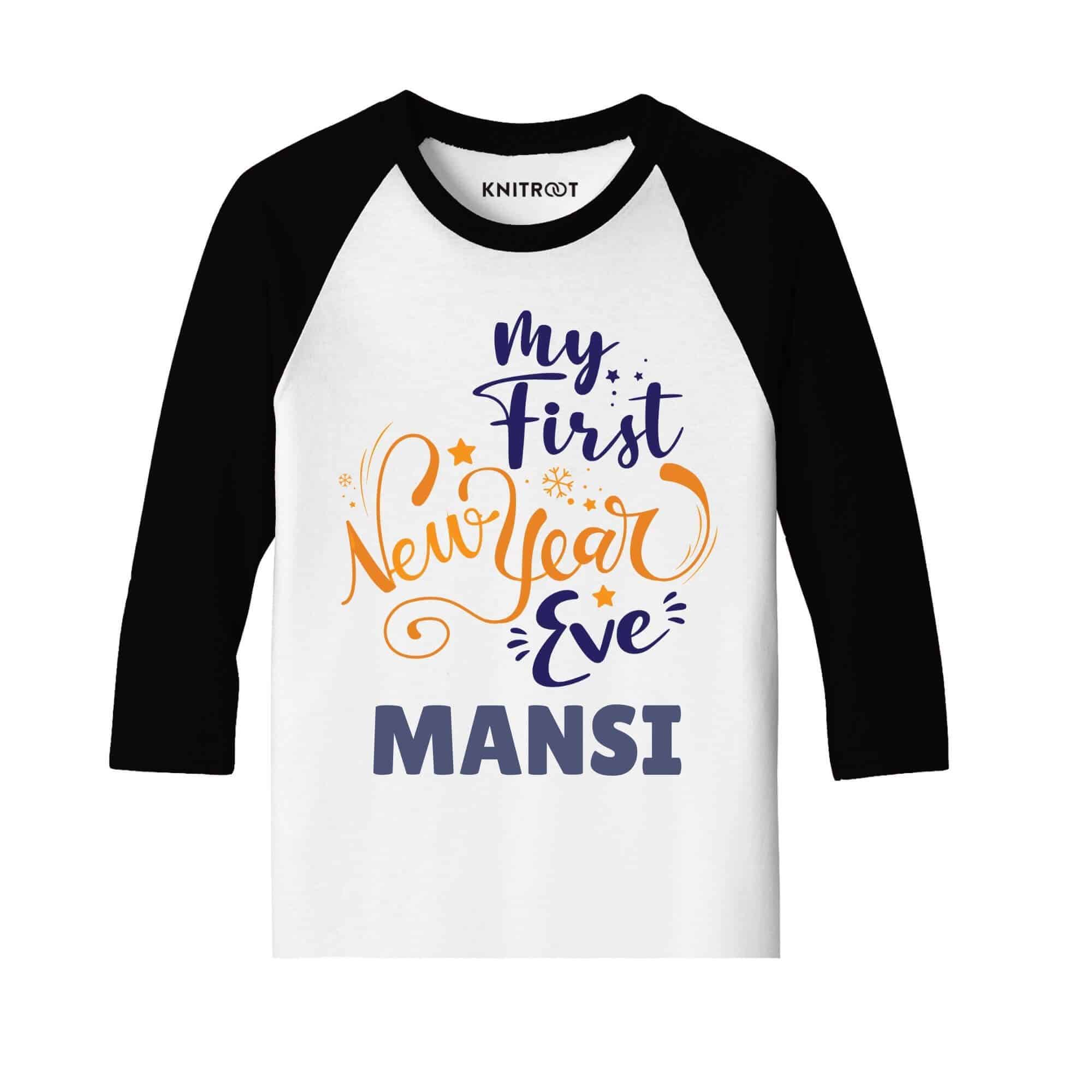 my first new year eve t shirt for kids