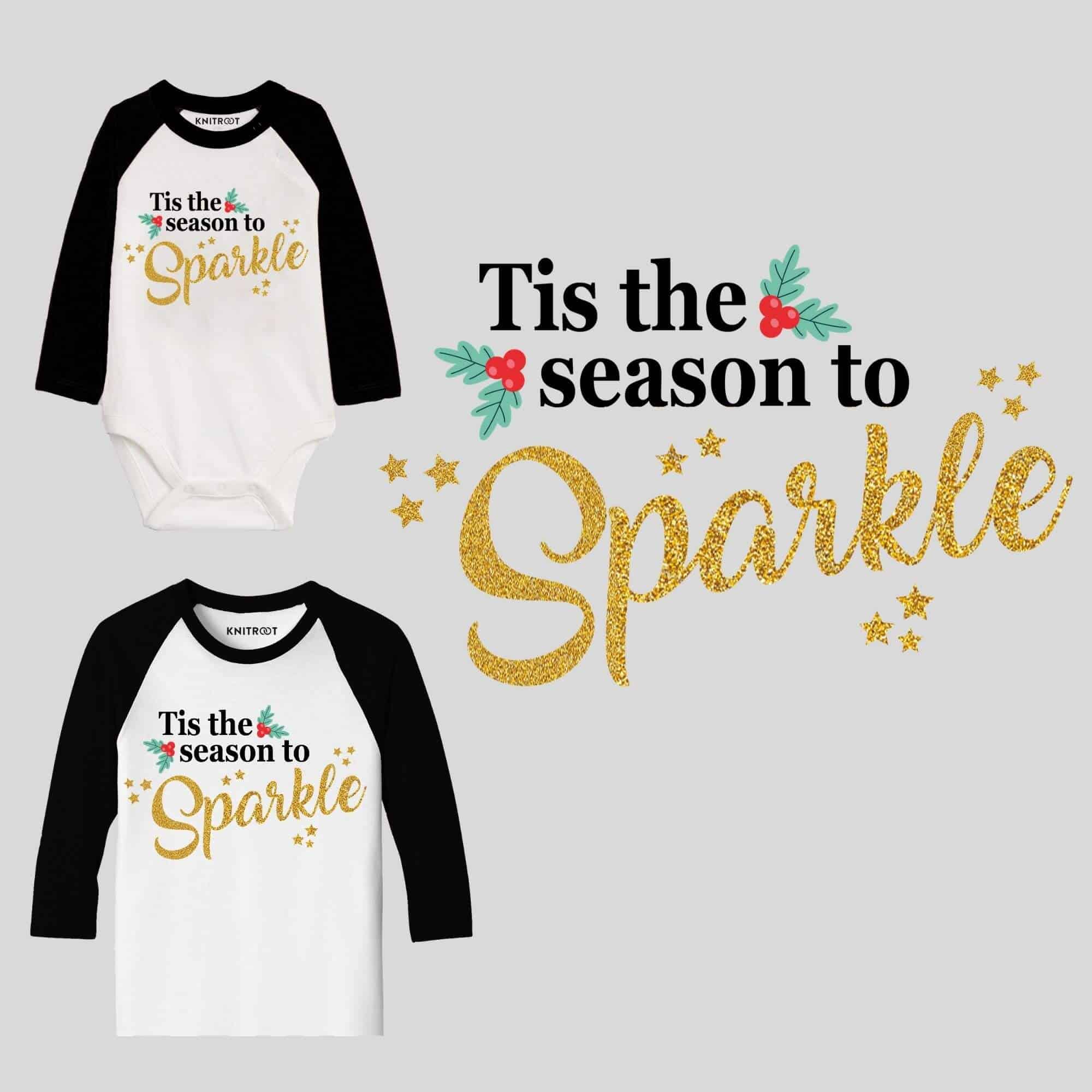 tis the season spakle new year t shirt christmas party dress