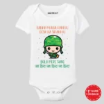 Jai hind t shirt onesie