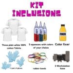tie and dye t shirt kit