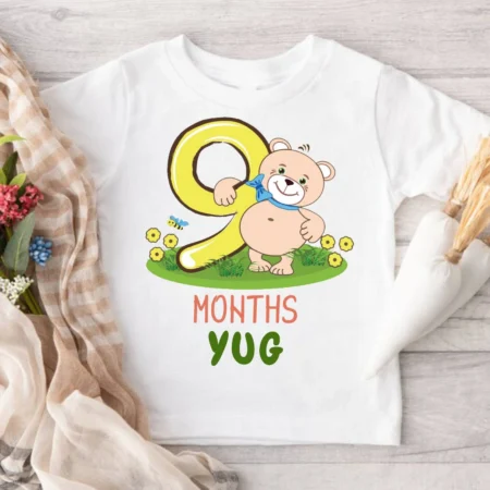 Nine Month Teddy Bear Theme Baby Wear